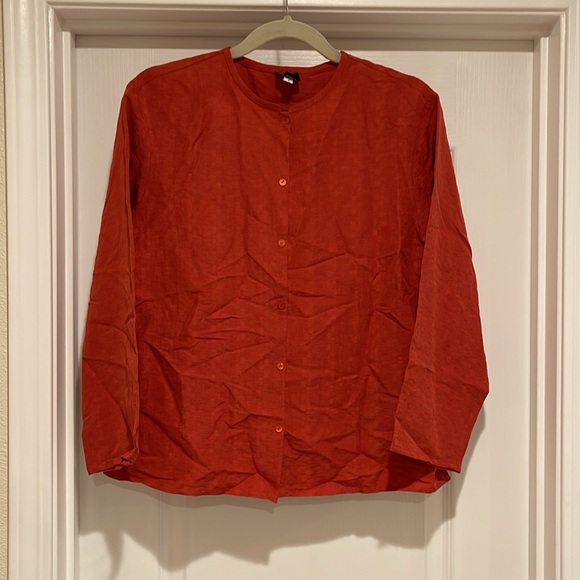 eileen fisher shirt size medium 72 soile 28 lin - Picture 6 of 9